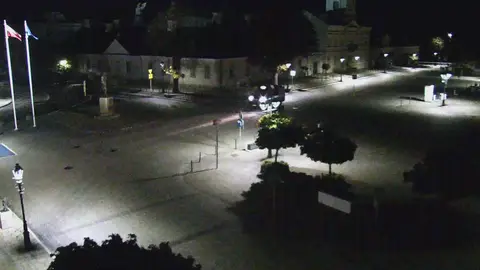 Plac Piłsudskiego: widok z kamery