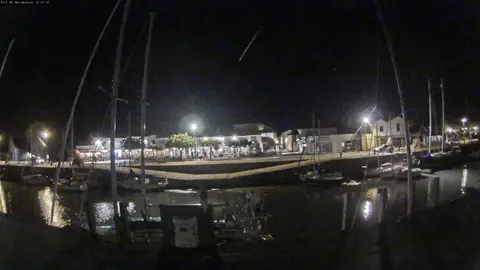 Rzeka Étier du Moulin: widok z kamery