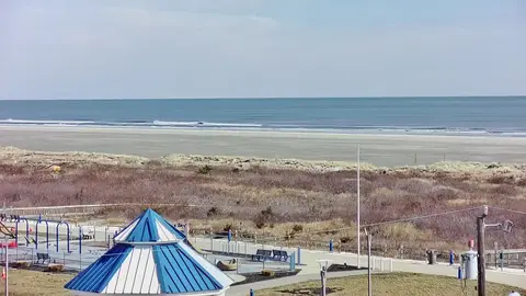 Plaża: widok z kamery