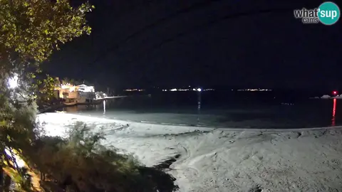 Plaża Bačvice: widok z kamery