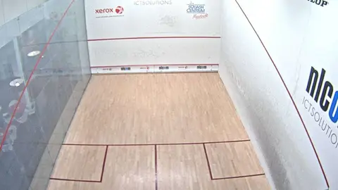 Squash: widok z kamery