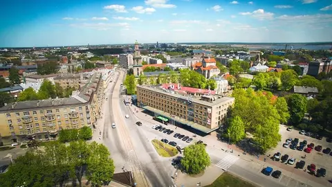 Ulica Lielā iela: widok z kamery
